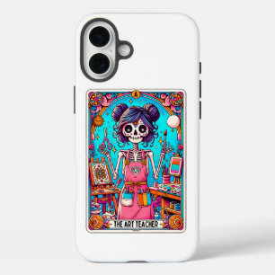 Coque Pour iPhone 16 Plus Carte Tarot de professeur d'art