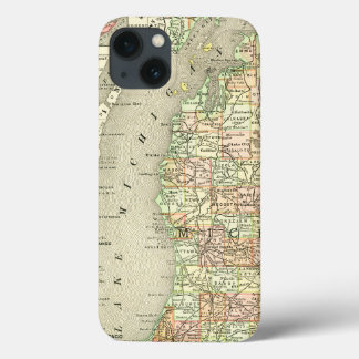 Case-Mate iPhone Case Carte Vintage du Michigan
