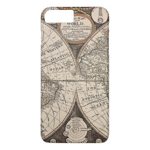 Coque Case-Mate Pour iPhone Carte vintage du monde (1766)