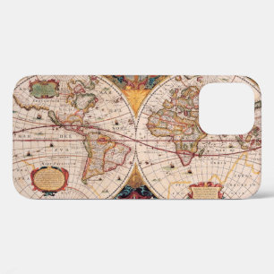 Case-Mate iPhone Case Carte Vintage du monde Circa 1600 Coque-Mate iPhon