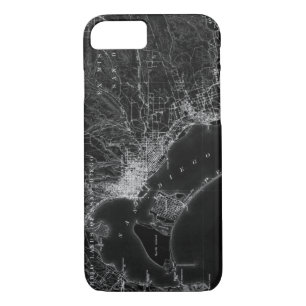 Coque iPhone 7 Carte Vintage San Diego