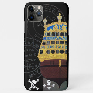 COQUES POUR iPhone CARTES DE TRÉSOR ANTIQUE GALLEON ET PIRATE