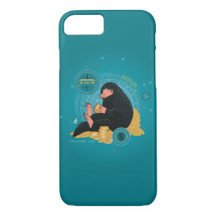 Case-Mate iPhone Case Carton NIFFLER™ Avec Pièces D'Or
