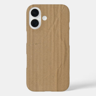 Coque Pour iPhone 16 Carton ondulé