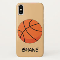 Cartoon Basketball Ball | Add Name