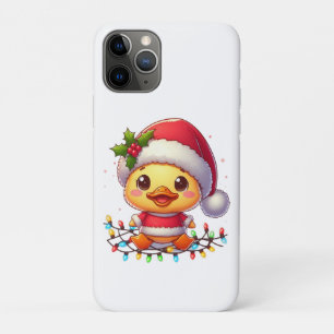 Case-Mate iPhone Case Cartoon de canard de Noël Père Noël-68362