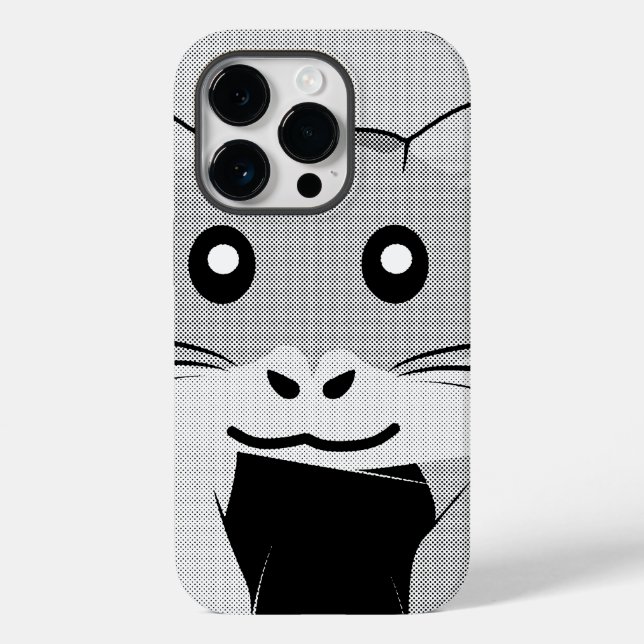 Coques Case-Mate iPhone Cartoon Hamster Scarfed Joy (Verso)