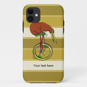 Coques Pour iPhone Cartoon Kiwi Bird Unicyling