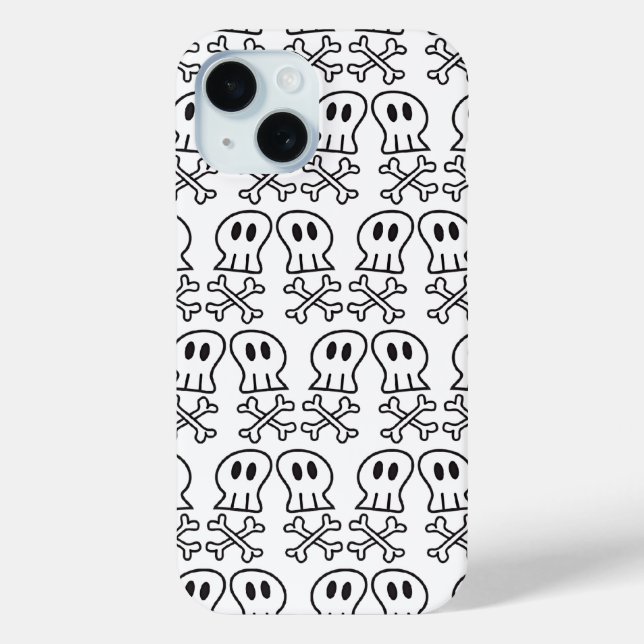 Coques Case-Mate iPhone Cartoon Pirate Ship Skuls Bones Fun Boys (Verso)