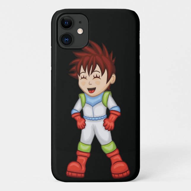 Coques Case-Mate iPhone Cartoon Space Kids / Garçon (Dos)