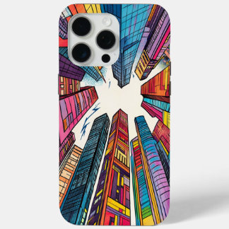 Coque Case-Mate iPhone Cartoon Style Buildings iPhone Case