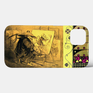 iPhone 13 Coque CARTOUCHE vintage DE DESSIN MONKEY MAN