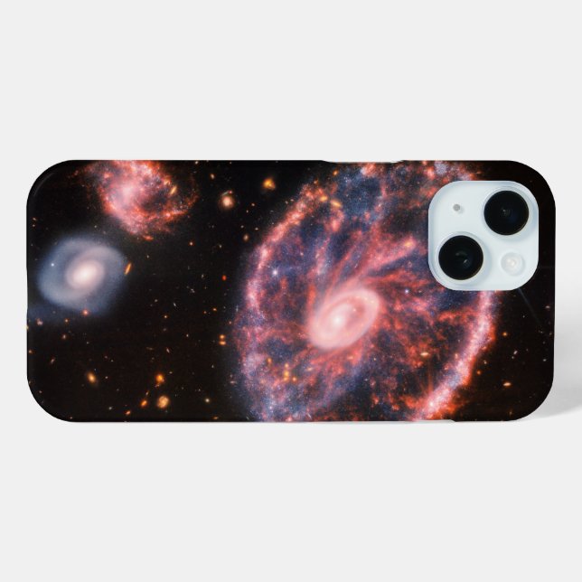 Coques Case-Mate iPhone Cartwheel Galaxy, James Webb Télescope Spatial (Verso (horizontal))