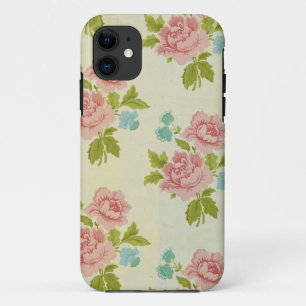 Coque iPhone 11 Cas 5S vintage de l'iPhone 5 de rose de rose