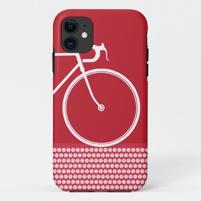 Coques Case-Mate iPhone Cas abstrait de l'iPhone 5 de bicyclette de rouge (Dos)