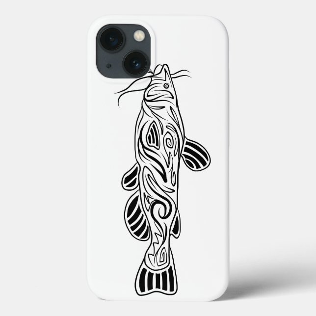 Coques Case-Mate iPhone Cas abstrait de l'iPhone 6 de poisson-chat (Verso)