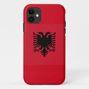Coque iPhone 11 Cas albanais de téléphone de drapeau