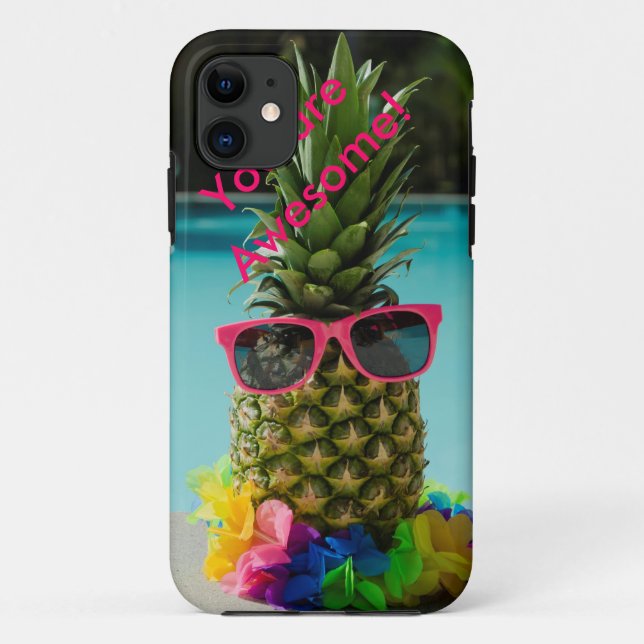 Coques Case-Mate iPhone Cas "ananas drôle " (Dos)