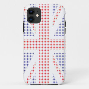 Coque iPhone 11 Cas BRITANNIQUE de l'iPhone 5 de drapeau de
