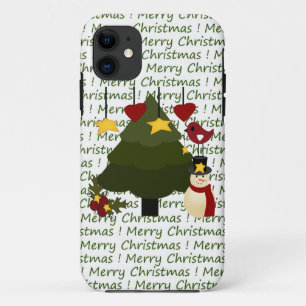 Coque iPhone 11 Cas de Joyeux Noël de l'iPhone mignon 5 de