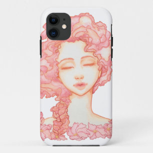 Coques Pour iPhone Cas de la fleur iPhone5S de pétale de pêche