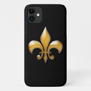 Coque iPhone 11 Cas de l'iPhone 4/4S de Gold Fleur de Lis