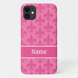 Coque Case-Mate Pour iPhone Cas de l'iPhone 4 de Pink Fleur de Lis Girly