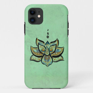Coques Pour iPhone Cas de l'iPhone 5/5s de fleur de Lotus bleu