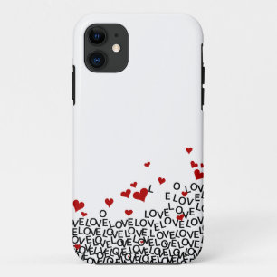 Coque iPhone 11 Cas de l'iPhone 5 d'amour de Saint-Valentin