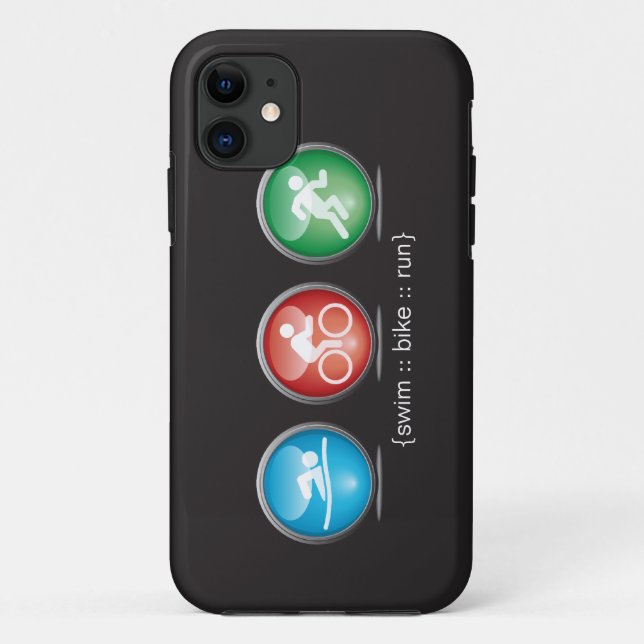 Coques Case-Mate iPhone Cas de l'iPhone 5 de Bain-Vélo-Run de triathlon (Dos)