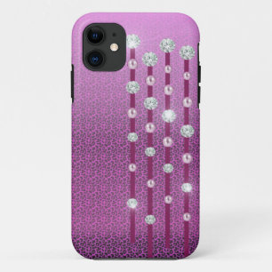 Coque iPhone 11 Cas de l'iphone 5 de diamants et de perles