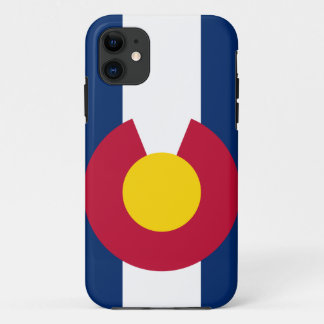 Coque iPhone 11 Cas de l'iPhone 5 de drapeau du Colorado
