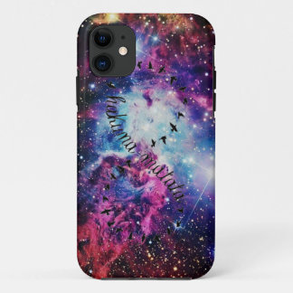 Coque iPhone 11 Cas de l'iPhone 5 de galaxie d'infini de Hakuna