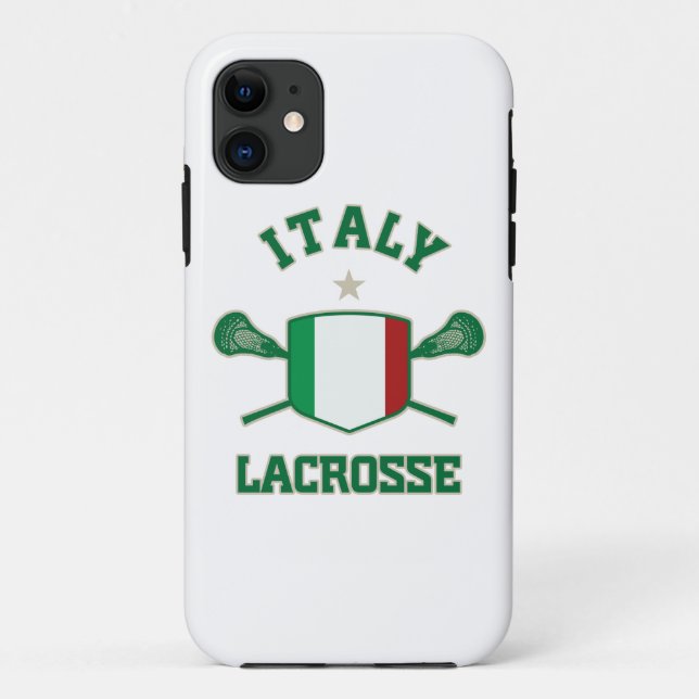 Coques Case-Mate iPhone Cas de l'iphone 5 de lacrosse de l'Italie (Dos)