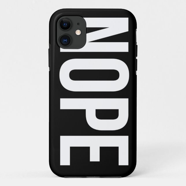 Coques Case-Mate iPhone Cas de l'iPhone 5 de Nope (Dos)