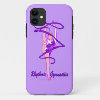 Cas de l'iPhone 5 de ruban de fleur de gymnastique