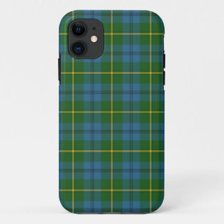 Coque iPhone 11 Cas de l'iPhone 5 de tartan de Johnston