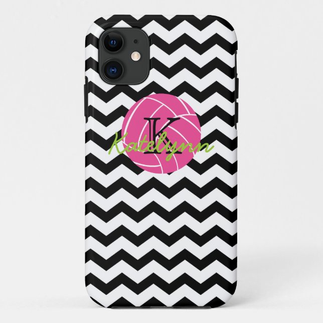 Coques Case-Mate iPhone Cas de l'iPhone 5 de volleyball de zigzag de (Dos)