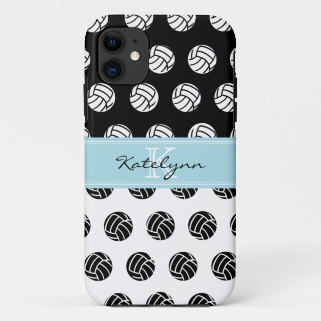 Coques Case-Mate iPhone Cas de l'iPhone 5 de volleyballs de point de polka (Dos)