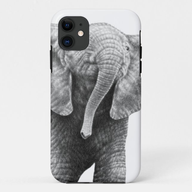 Coques Case-Mate iPhone Cas de l'iPhone 5 d'éléphant africain de bébé (Dos)