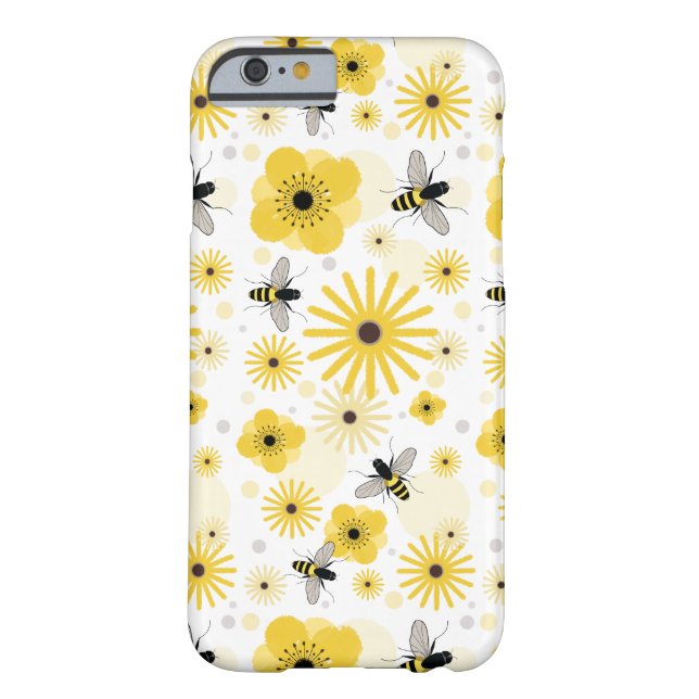 Coques Case-Mate iPhone Cas de l'iPhone 6 d'abeilles et de fleurs (Dos)
