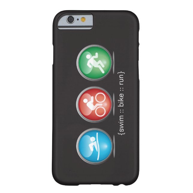 Coques Case-Mate iPhone Cas de l'iPhone 6 de Bain-Vélo-Run de triathlon (Dos)