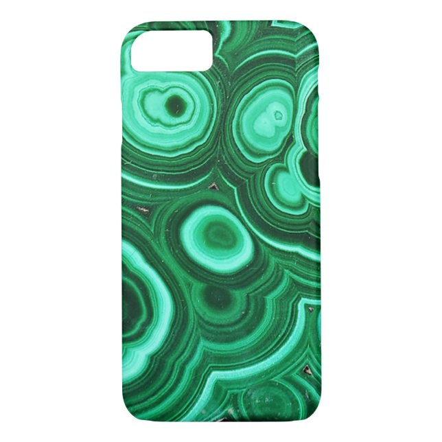 Coques Case-Mate iPhone Cas de l'iPhone 7 de motif de malachite (Dos)