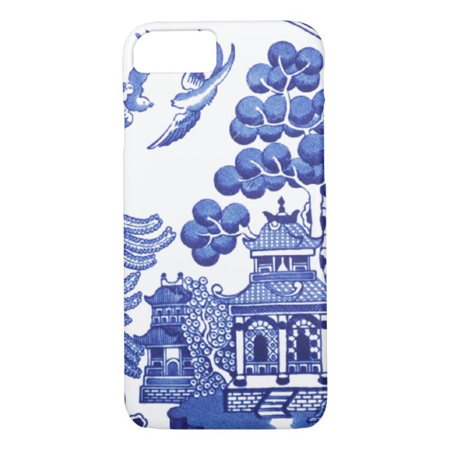 Coques Case-Mate iPhone Cas de l'iPhone 7 de motif de saule (Dos)