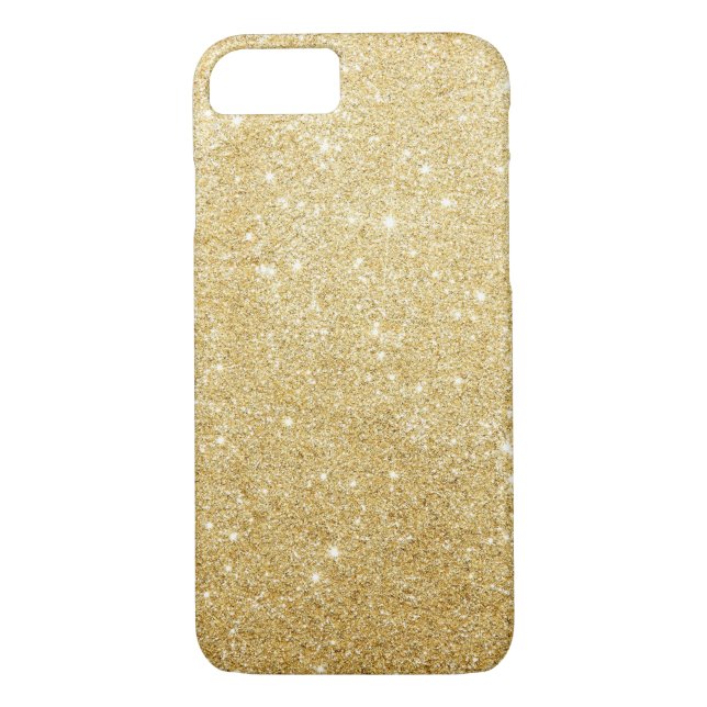 Coques Case-Mate iPhone Cas de l'iPhone 7 de parties scintillantes d'or de (Dos)