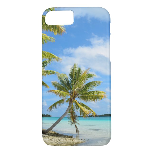 Coques Case-Mate iPhone Cas de l'iPhone 7 de plage de palmier (Dos)