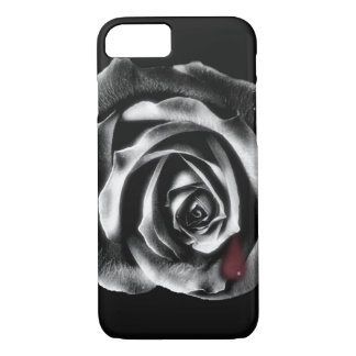 Coques Pour iPhone Cas de l'iPhone 7 de vampire de rose de noir