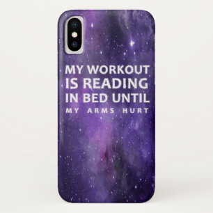 Coque iPhone X Cas de séance d'entraînement de lecture