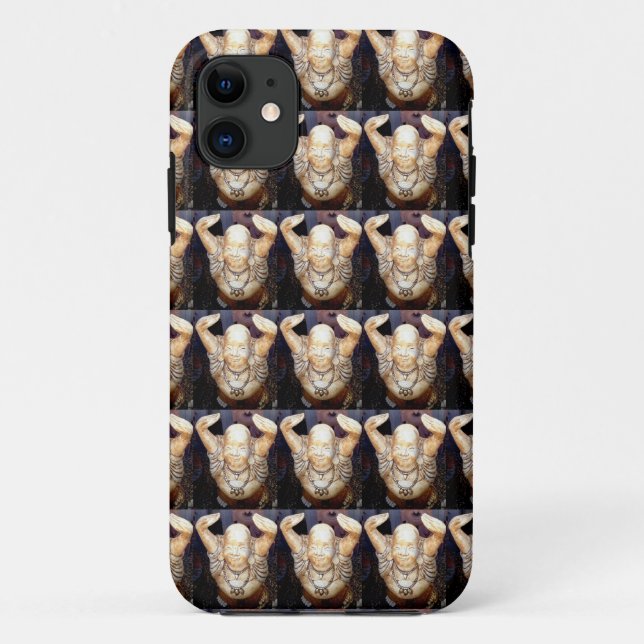 Coques Case-Mate iPhone cas de sourire de motif de Bouddha (Dos)