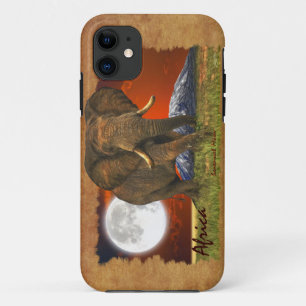 Coque Case-Mate iPhone Cas de téléphone cellulaire African Elephant & Moo